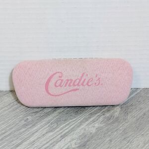 Candie’s‎ Soft Pink Eyeglasse Case, Y2K, Faux Suede, One Size